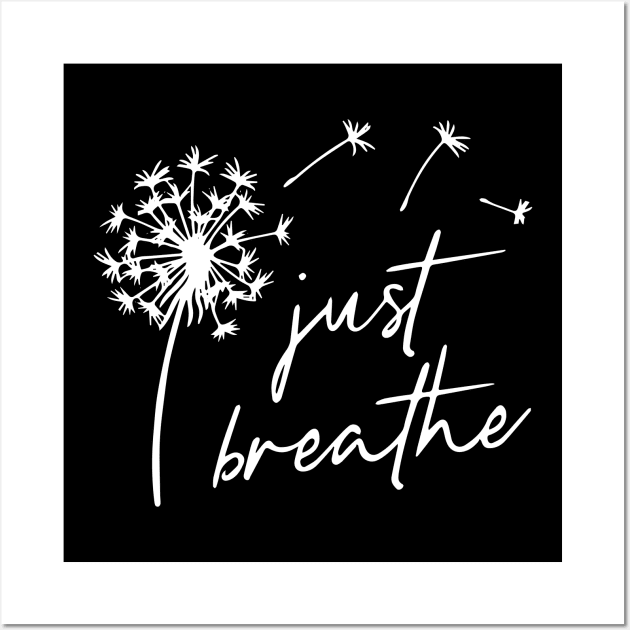 Just Breath Dandelion Wall Art by ZimBom Designer